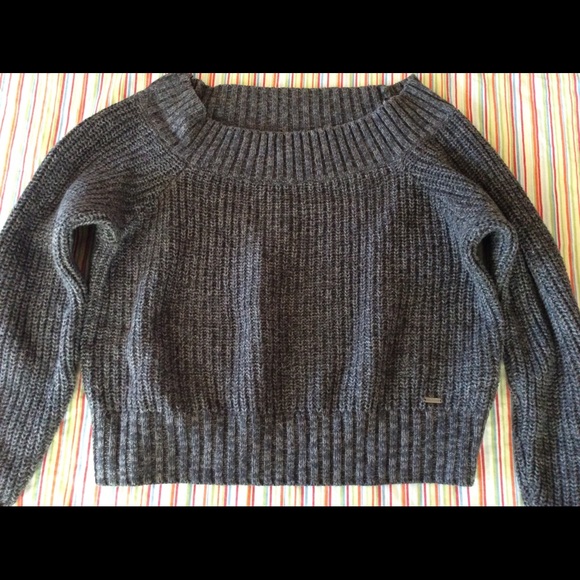 Hollister Slight mid-drift grey sweater - Picture 8 of 8